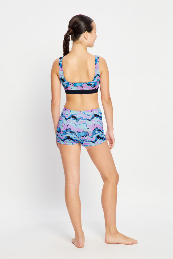 Modibodi Reversible round neck top blue