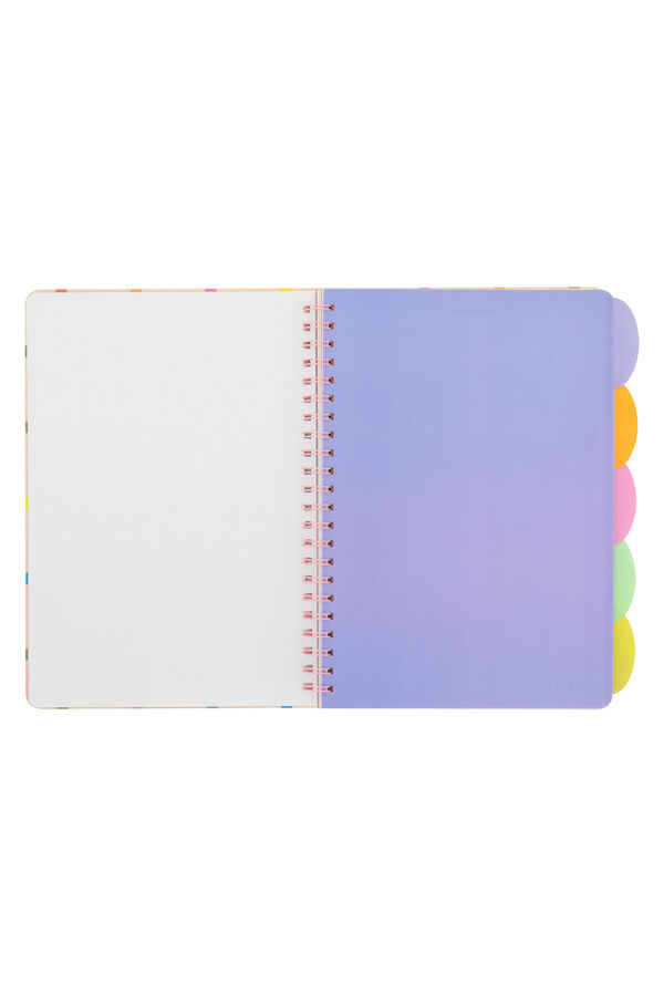 Mr. Wonderful Libreta A4 con interior a cuadros - Dreaming, creating, shining estampado