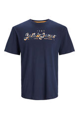 Jack & Jones Camiseta manga corta logo relaxed fit blue
