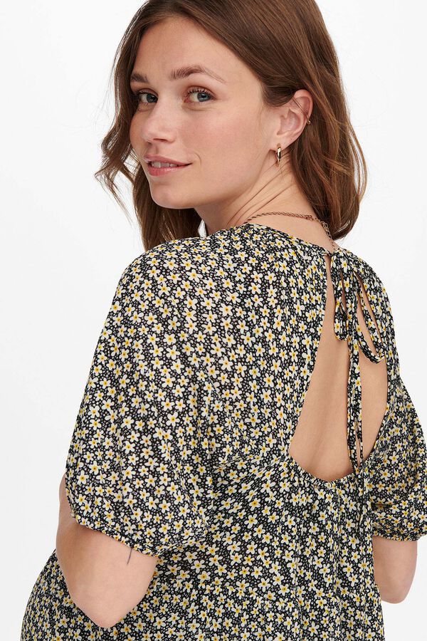 Only Maternity Vestido corto maternity negro