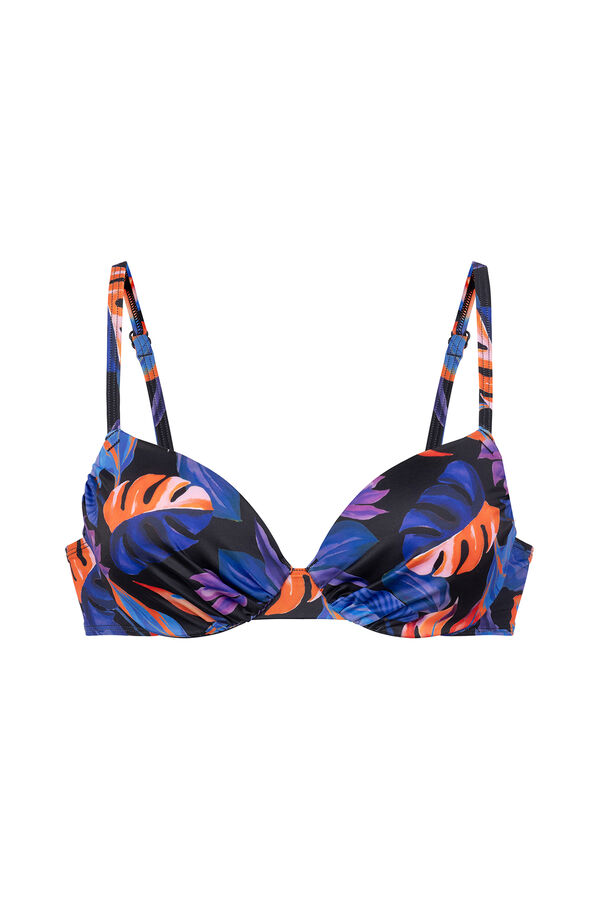 Dorina Top bikini relleno ligero Vybe negro