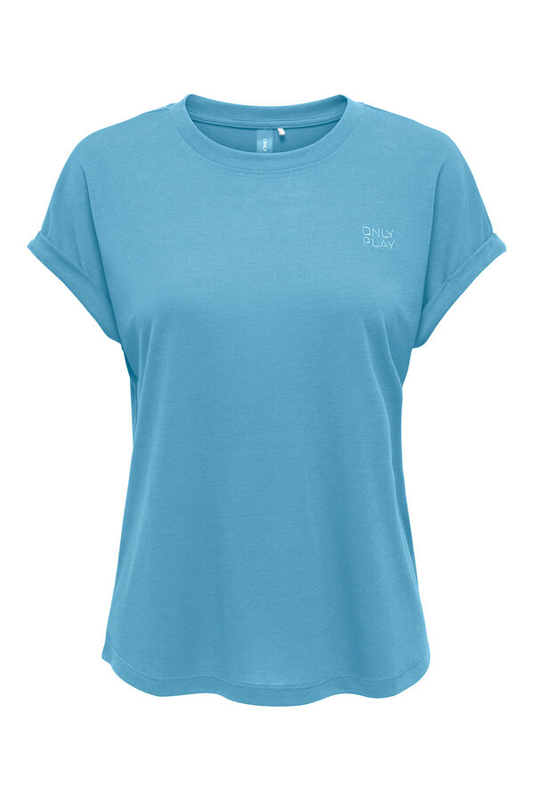 Only Play Camiseta manga corta azul