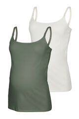 Mamalicious Breastfeeding vest top grey