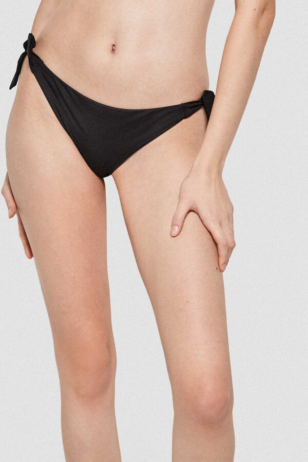 Womensecret Adjustable bikini bottoms Schwarz