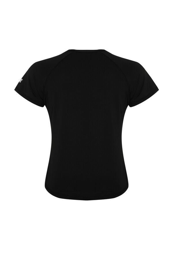 Trendyol Camiseta deportiva manga corta negro