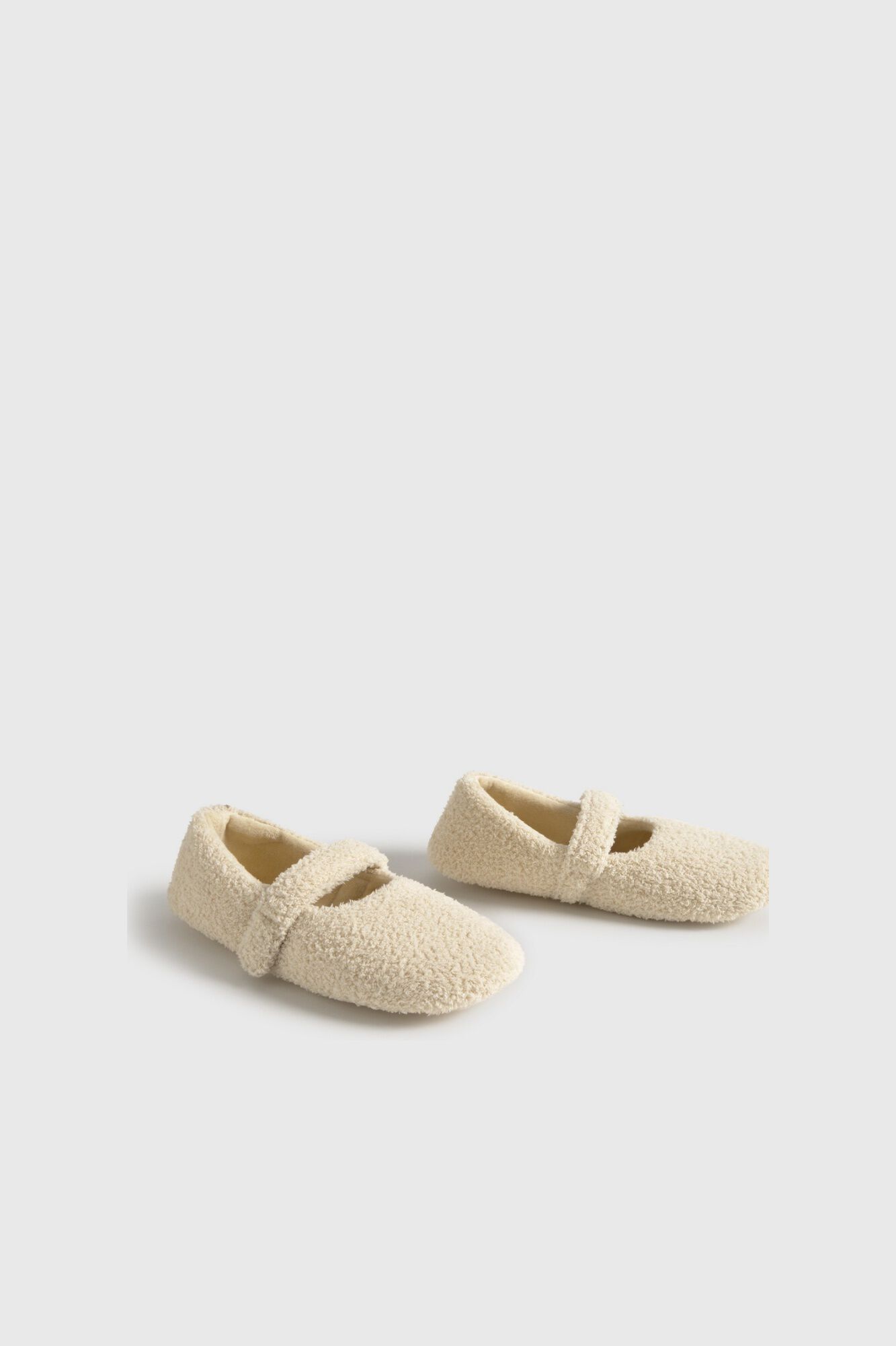 Textura Zapatilla forrada de pelo