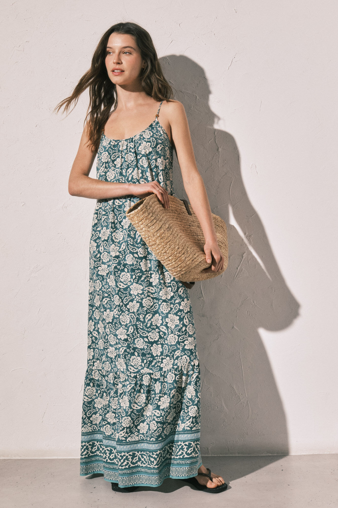 Women'secret Mint&aacute;s boho hossz&uacute; p&aacute;ntos ruha