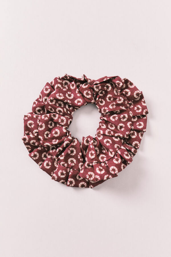 Women'secret Chouchou imprim&eacute; fleurs grenat imprim&eacute;