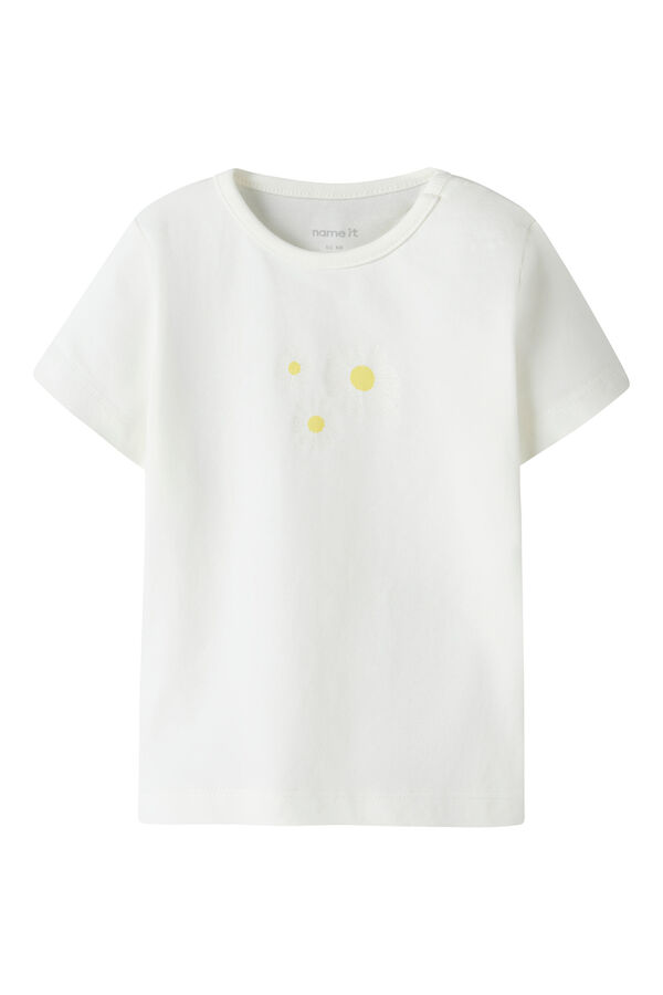 Name it Baby-Kurzarm-Shirt Wei&szlig;