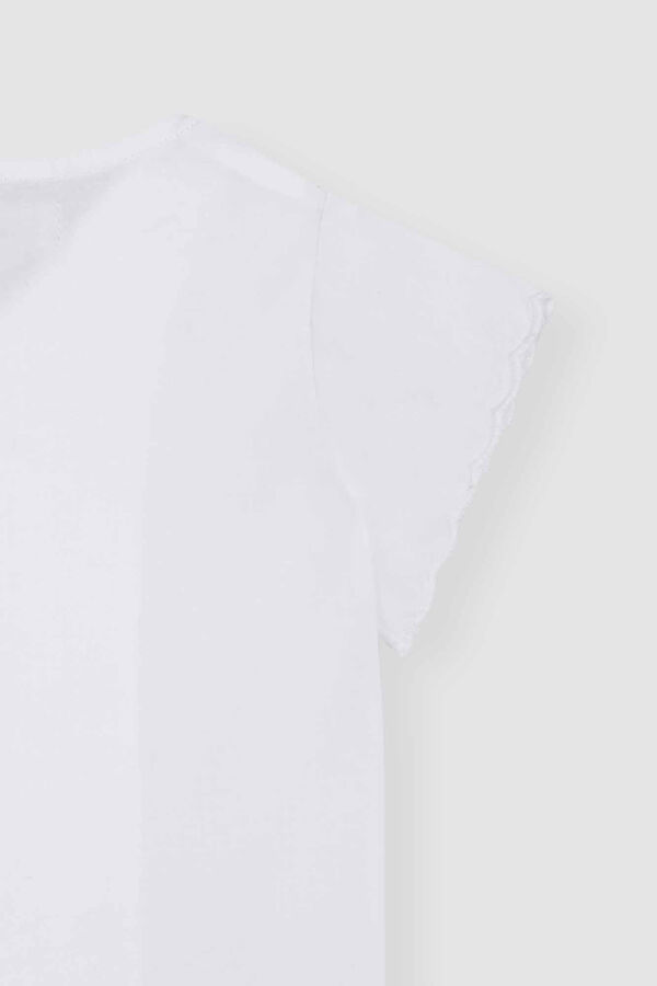 Womensecret Crossed placket shirt white