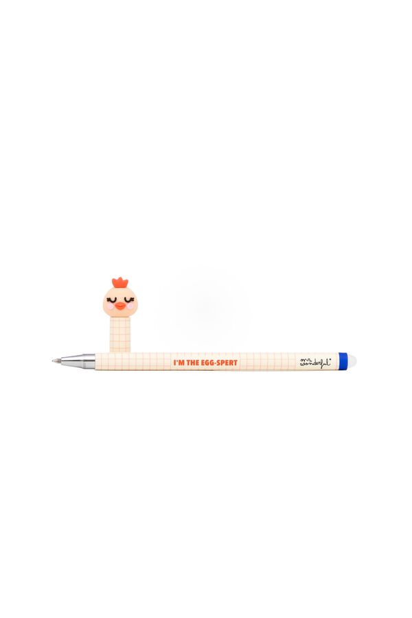 Mr. Wonderful Erasable pen Bo-Bo hen - I'm the egg-spert printed