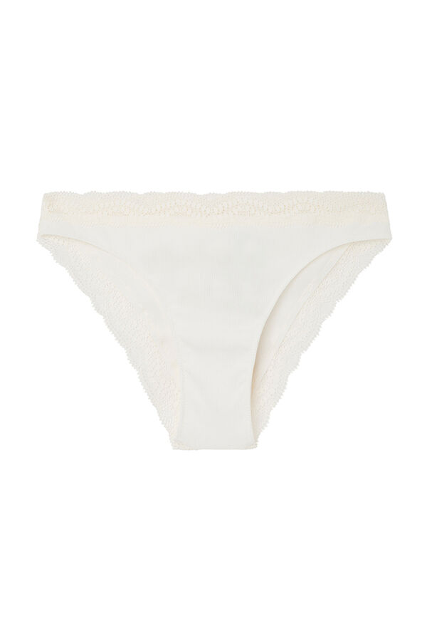 Womensecret White cotton panty beige