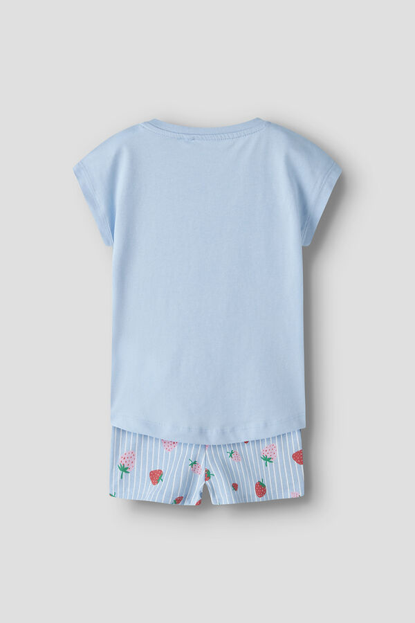 Name it T-shirt and short set blue