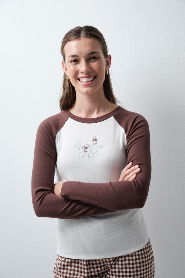 Women'secret Winnie The Pooh cotton long pyjamas nude