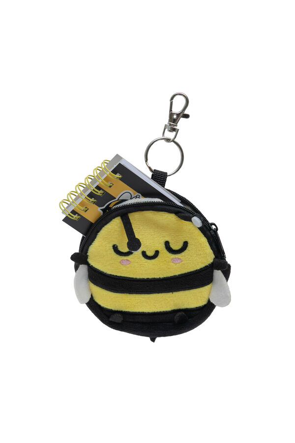 Mr. Wonderful Keyring  purse - Bee printed