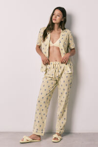 Women'secret Printed cotton classic pyjamas