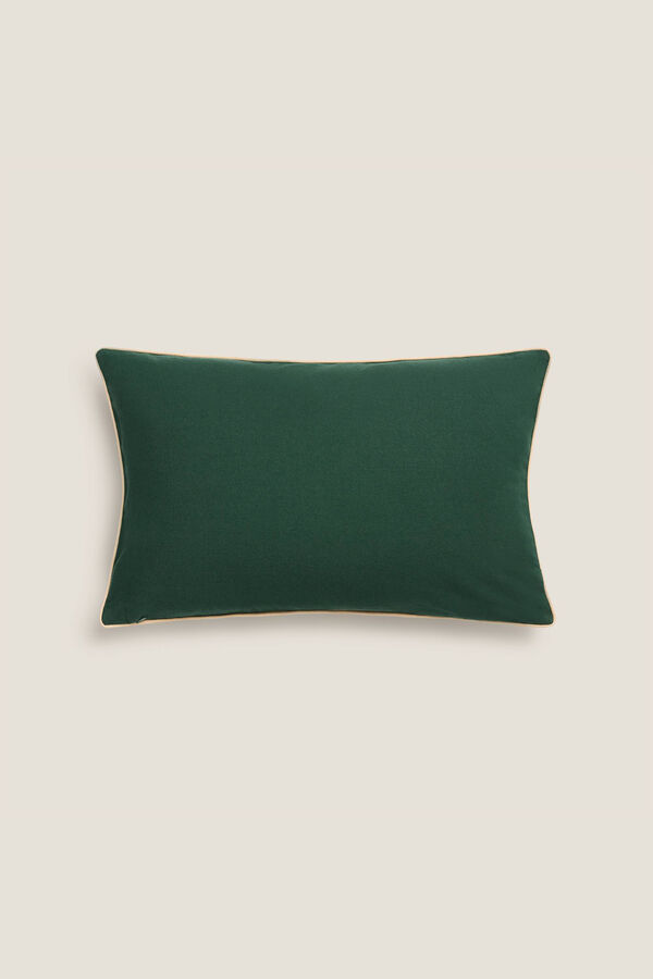 Womensecret Floral embroidery cushion cover 30 x 50 cm. green