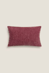 Womensecret Reversible chenille cushion cover pink