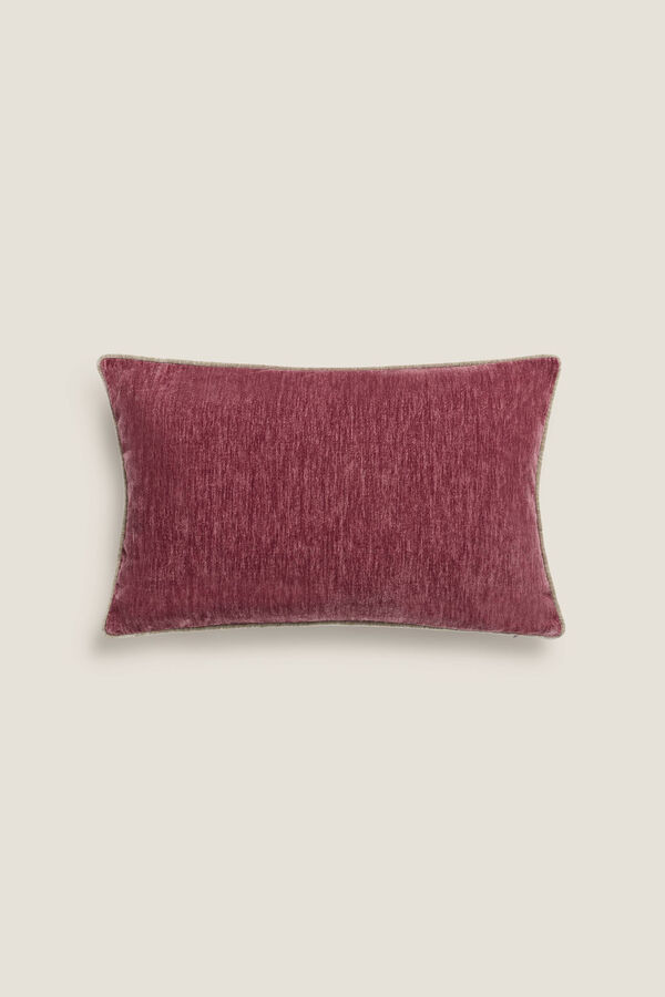 Womensecret Reversible chenille cushion cover rose