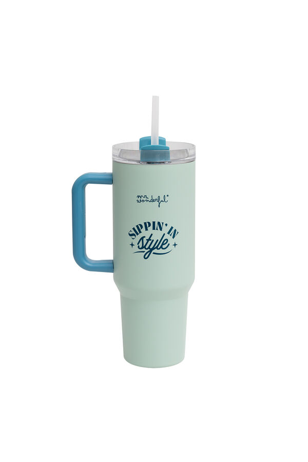 Mr. Wonderful Thermal tumbler 1.2 liters - Sippin' in style printed