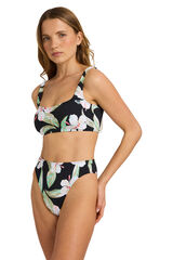 Roxy Tropical bralette bikini top black