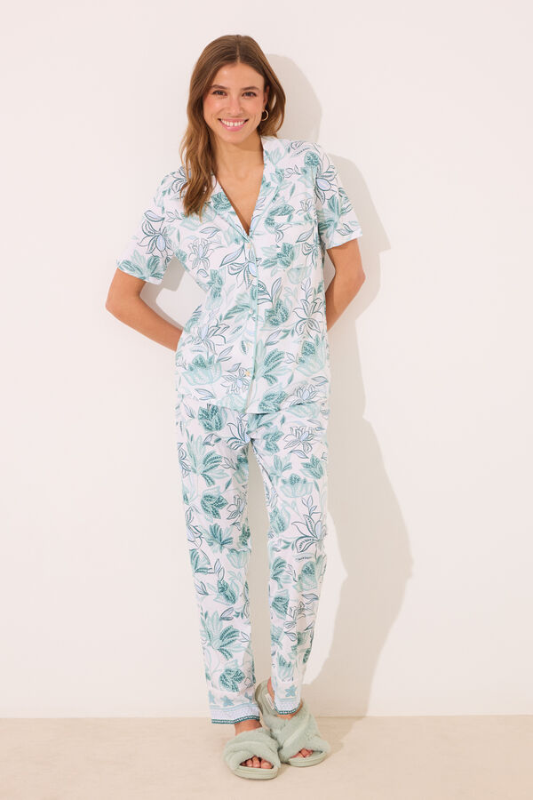 Pijama Women Secret Mujer Pijama Camisero Para Mujer Estampado