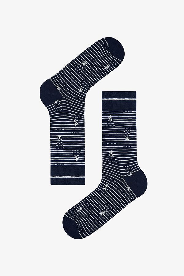 Penti Striped 3-pack high socks printed