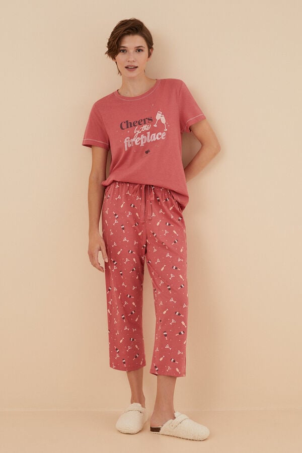 Pijama 100% algodón La Vecina Rubia Chin Chin, Ropa de dormir de mujer y  homewear