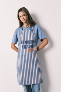 Women'secret Avental de algod&atilde;o estampado &agrave;s riscas