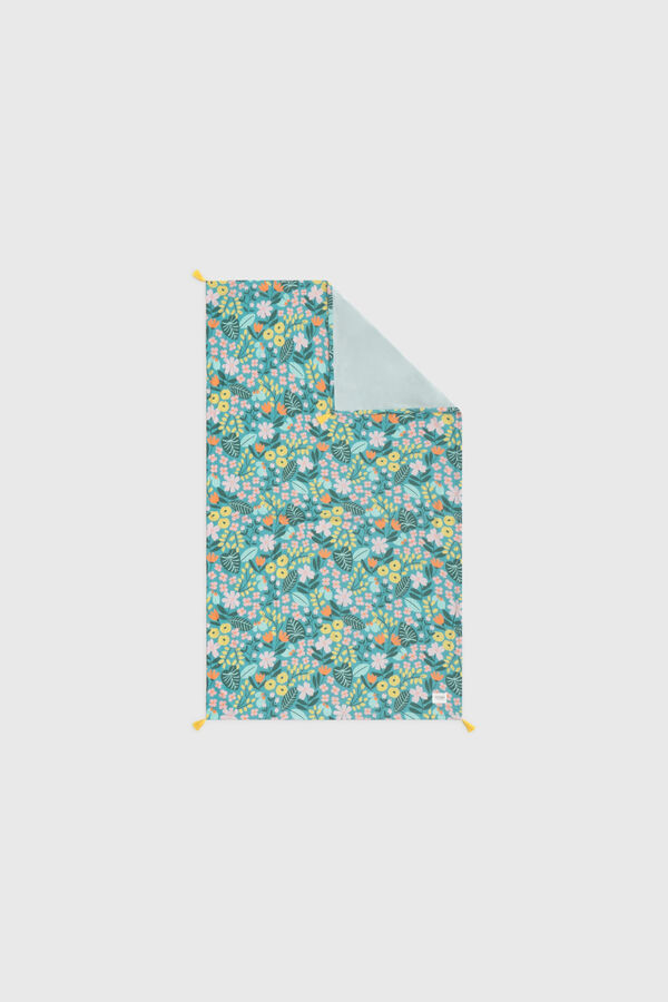 Textura Strandtuch aus Web- und Frotteestoff mit Print