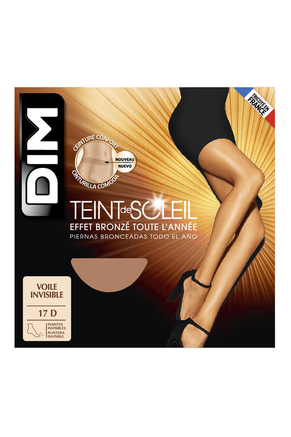 Womensecret Teint de Soleil summer tights with transparent natural effect Braun