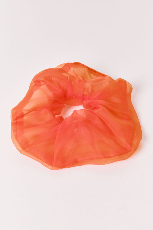 Women'secret Chouchou en organza transparent rose rouge