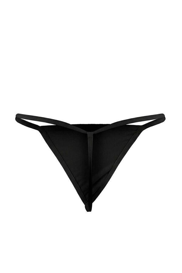 Trendyol Babydoll poli&eacute;ster corte recto negro