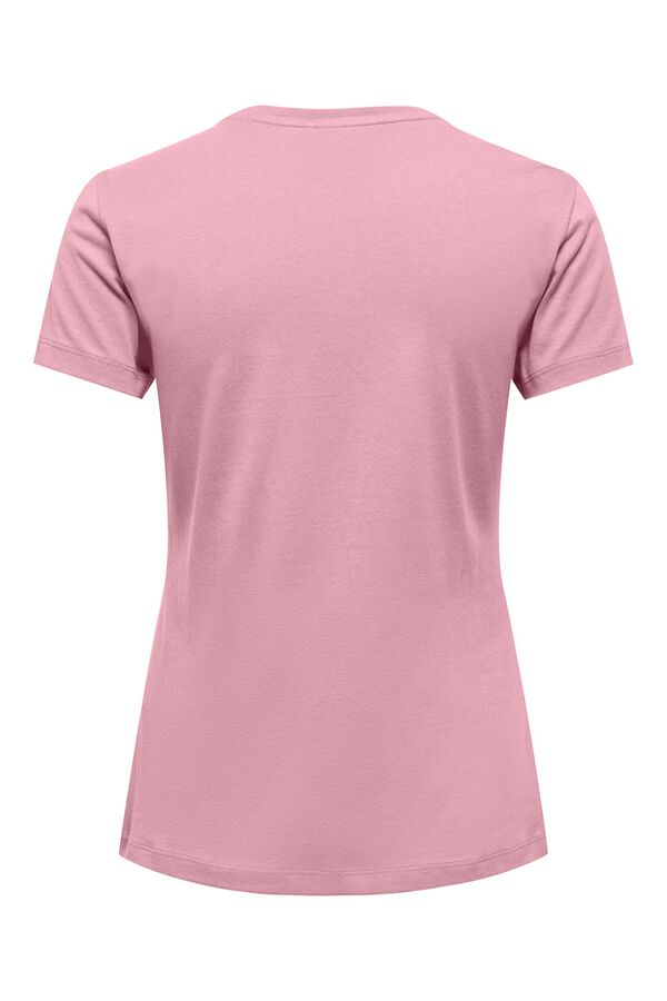 Only Play Basic-T-Shirt aus Baumwolle Rosa