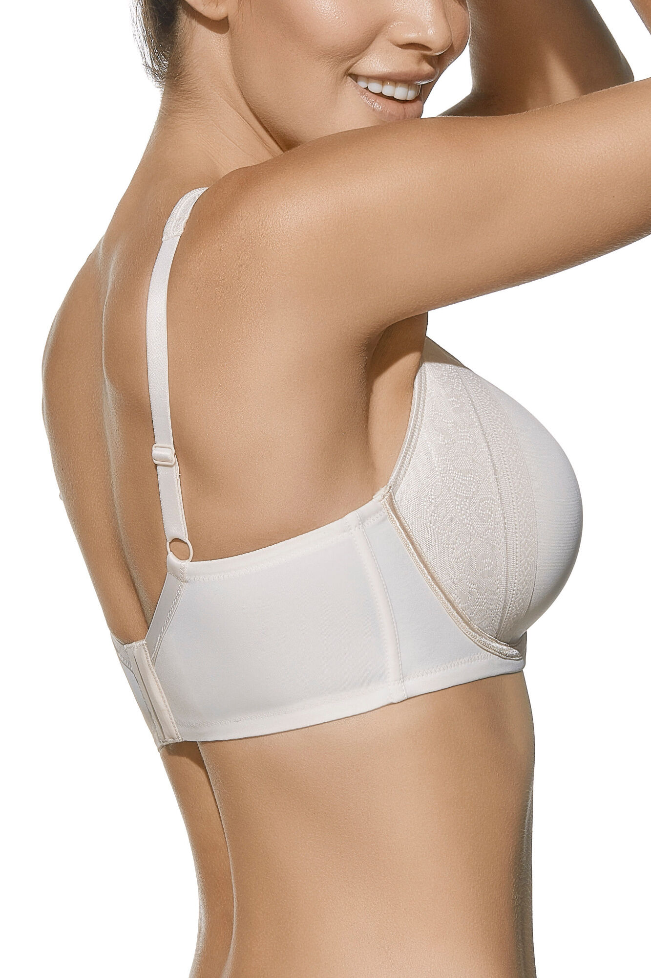 Selene Sujetador relleno con aros detalle encaje