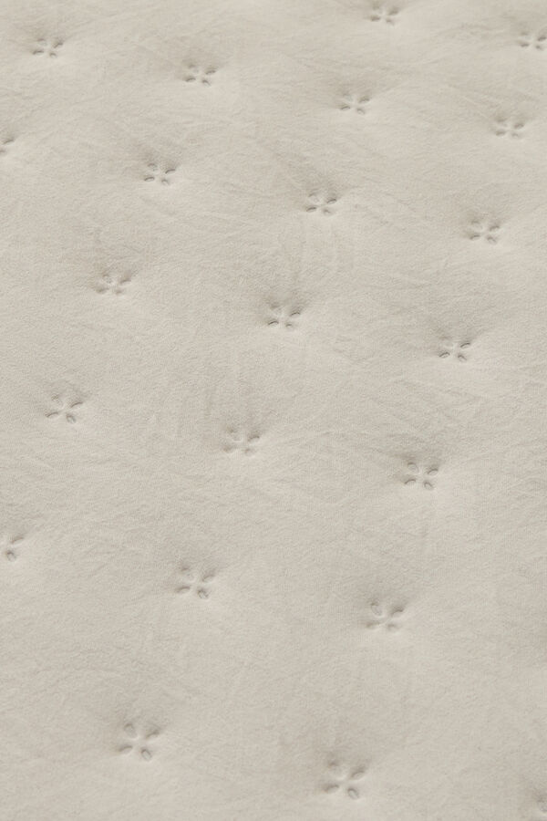 Textura Einfache Steppdecke Grau