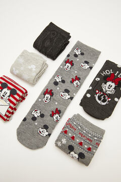 Womensecret Mickey Mouse mintás zoknik, 6 db-os ládikóban rávasalt mintás