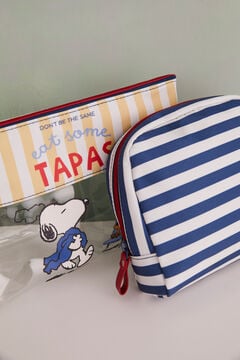 Womensecret 2-pack Snoopy striped vanity cases printed