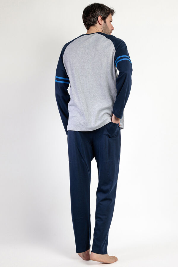 Admas Pijama largo Imperio Star Wars para hombre azul