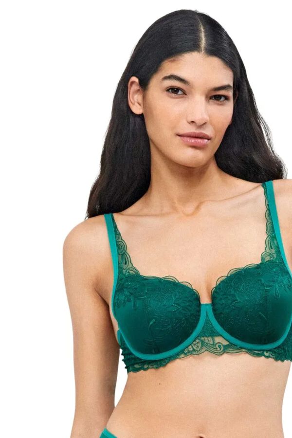 Gisela Sujetador capacidad bralette verde