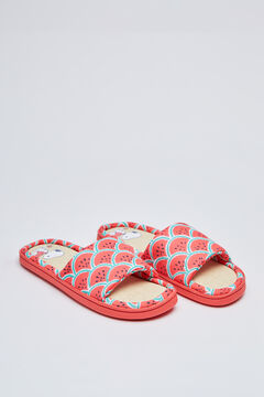 Womensecret Snoopy watermelon slippers brown