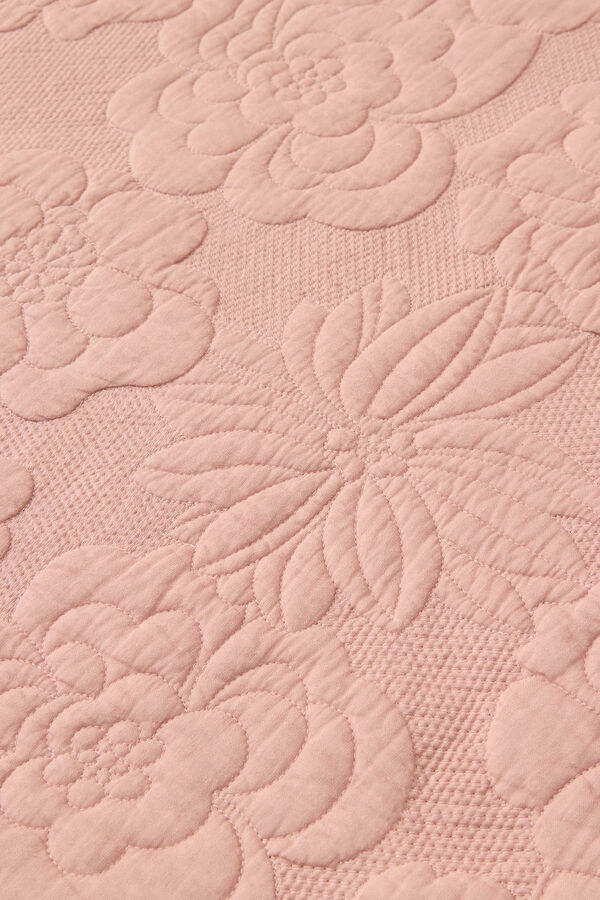Womensecret Floral embroidered bedspread rose
