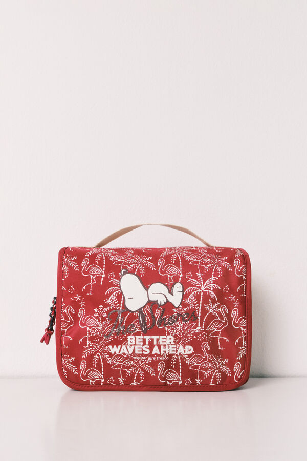 Women'secret Stitch hanging vanity case red