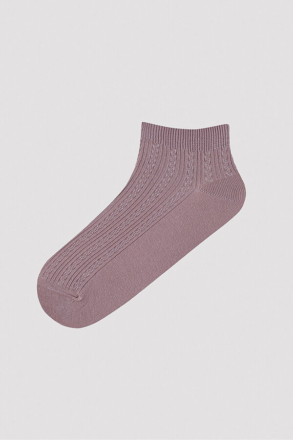 Penti Pack de calcetines 3 en 1 Lilac en jacquard rosa