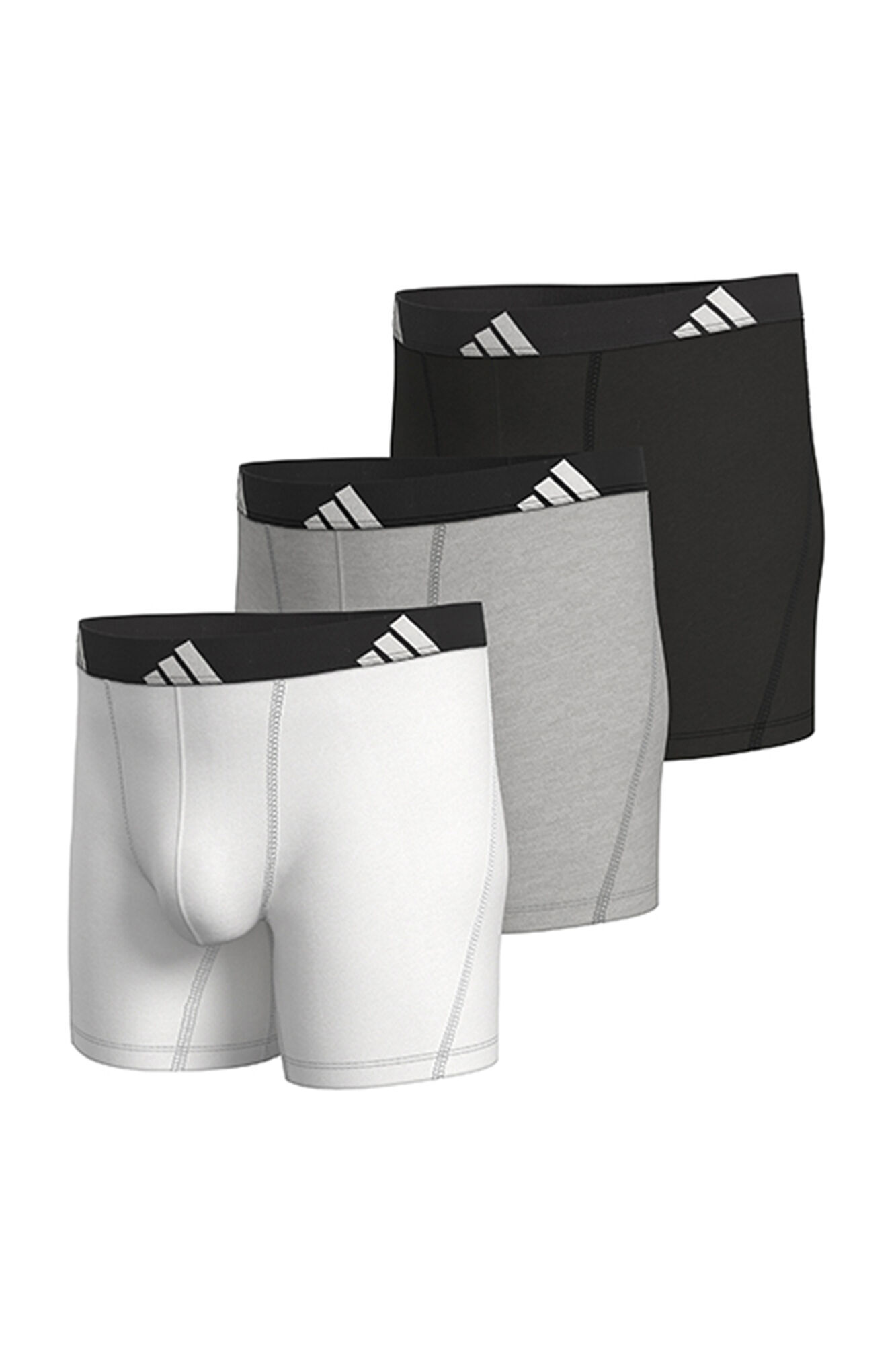 Adidas Pack of 3 Active Flex long cotton boxers