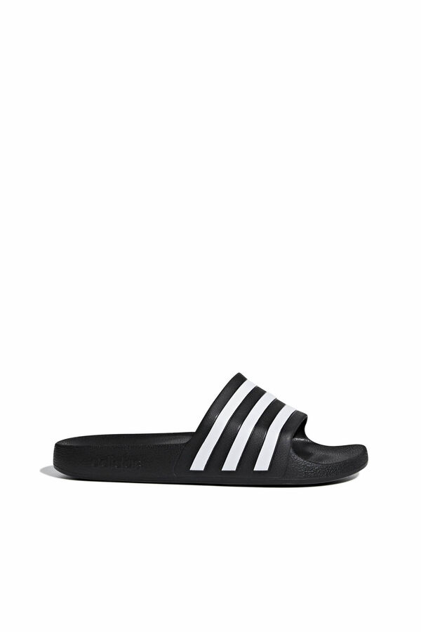 Adidas Adilette 3-stripe slide sandals black