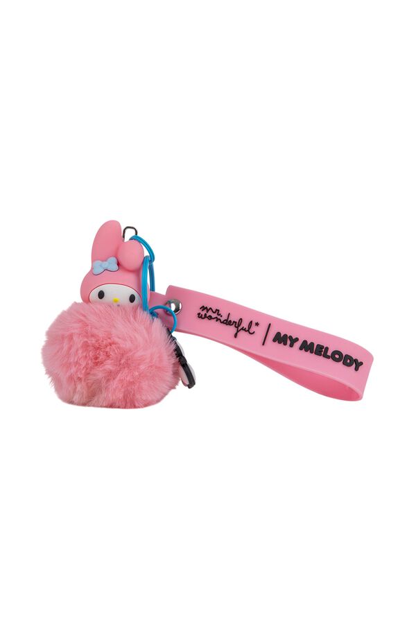 Mr. Wonderful My Melody pompom key ring printed