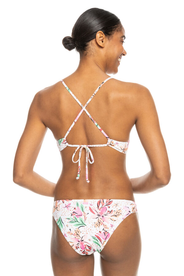 Womensecret Women's Sport Bikini Set - Printed Beach Classics  Weiß