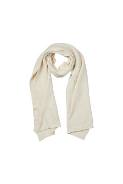 Womensecret Long knitted scarf white