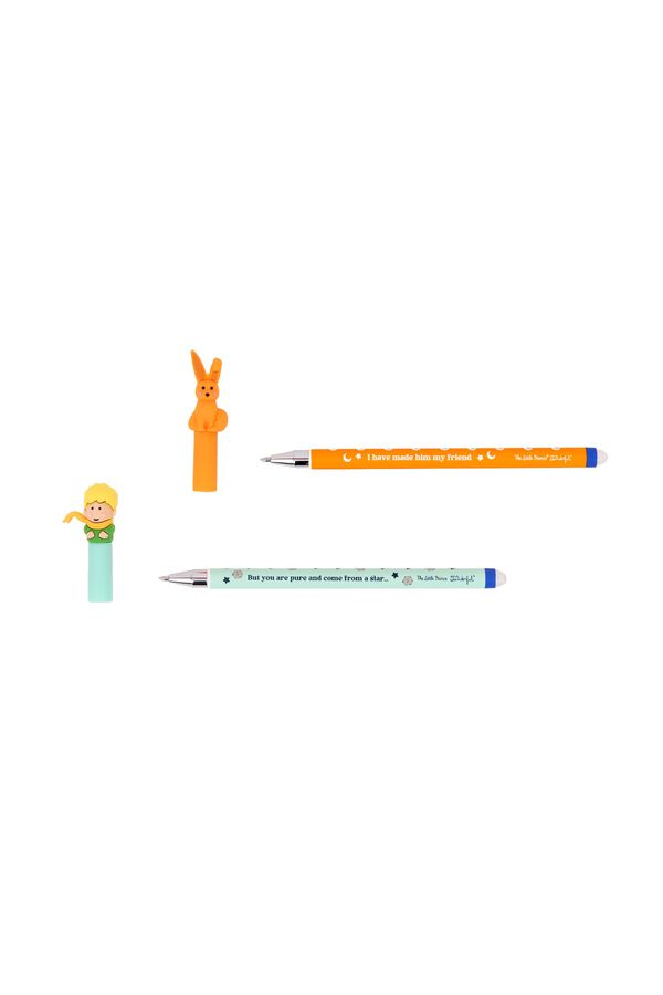 Mr. Wonderful Set of 2 erasable pens Bo-Bo The Little Prince and the Rose printed
